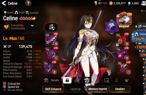 epic seven celine build|ml Celine.